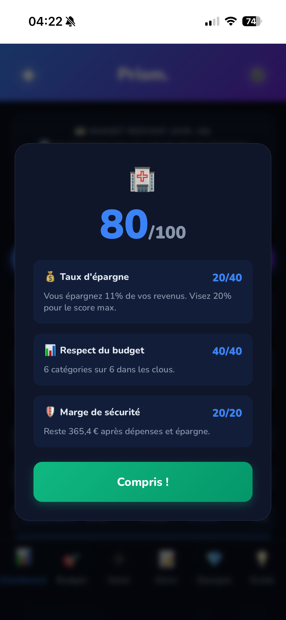 Score santé
